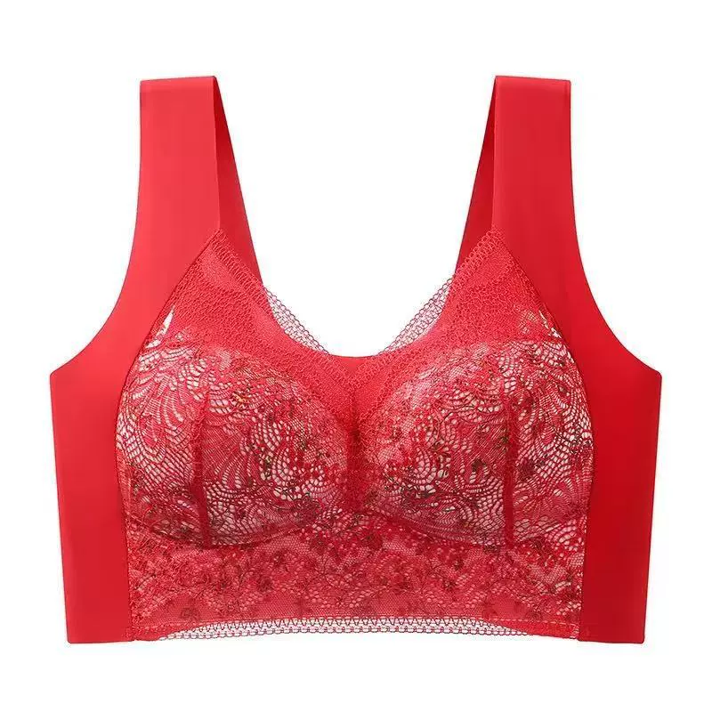 Summer thin lace wireless bra, bra top, tank top, beautiful back