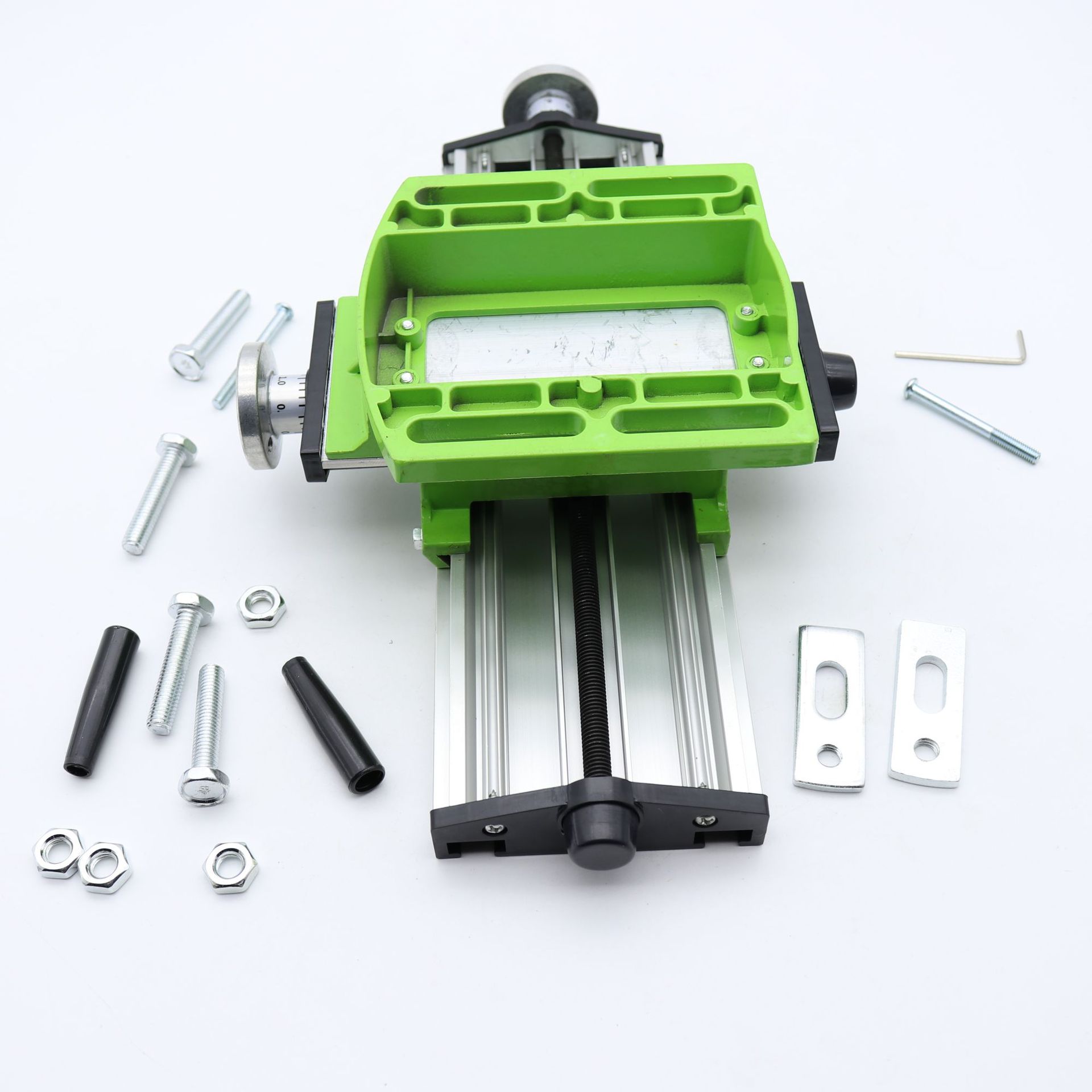 迷你台钻滑台 模型打磨配件 模型制作工作台 可调十字铣床滑台