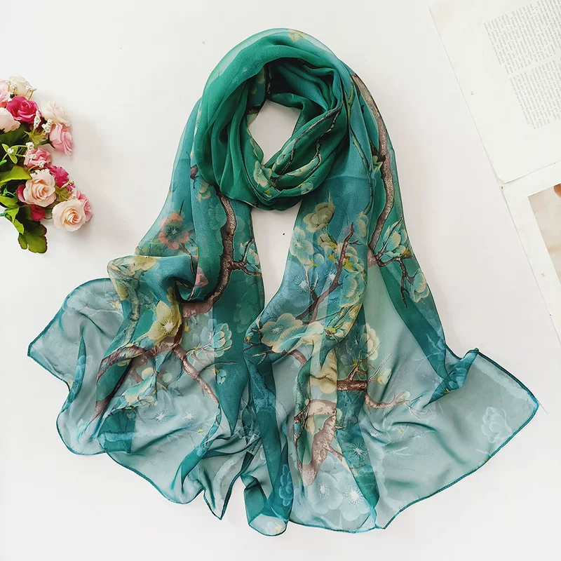 Summer beach long soft scarf, beach style