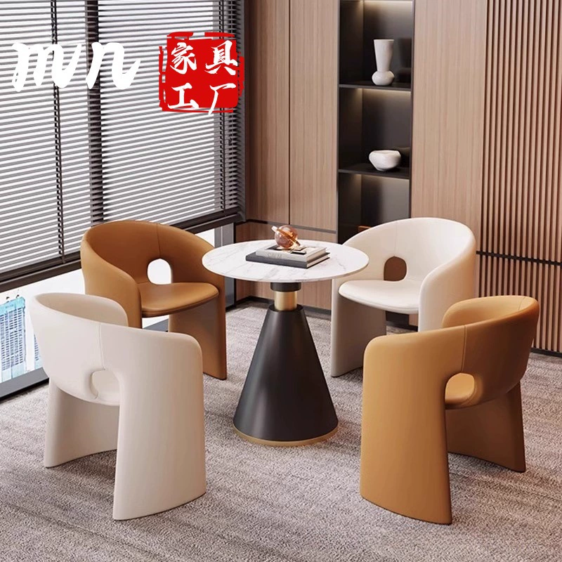 Легкий роскошный элитный бар интернет-знаменитости Rochburg обеденный стул домашний стул со спинкой отдел продаж приемная переговорный стол и стул комбинация