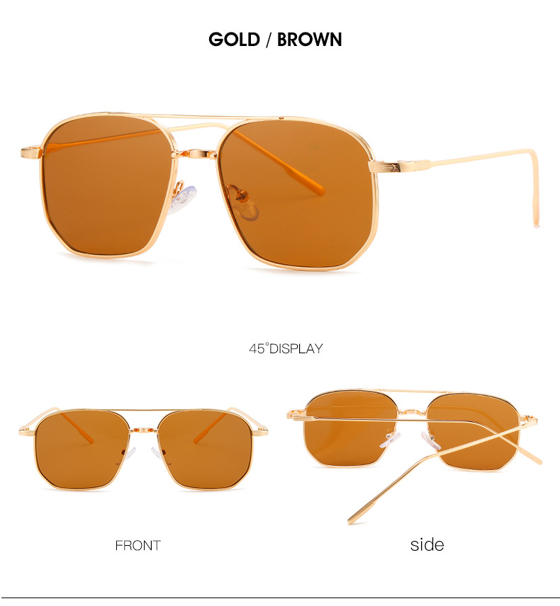 Streetwear Style Streetwear Solid Color Ac UV400 Protection Toad Glasses Full Frame Women's Sunglasses