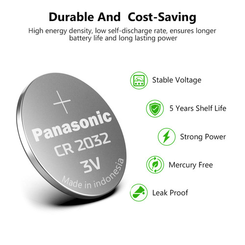 Panasonic button battery CR2032/CR2016/CR2025 battery electronic scale car key one price