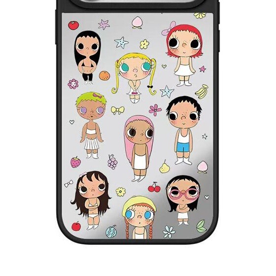 (Magnetic Magsfe) Mirror Black Frame Piggy Xiaoyu