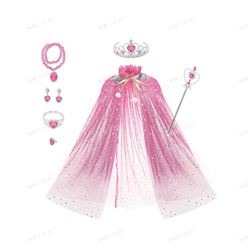 Новый детский плащ принцессы Эльзы из мультфильма «Холодное сердце», декоративный плащ принцессы Эльзы, наряд для выступления на сцене