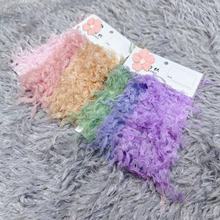 羽毛面料羽飞绒面料流苏 抱枕家纺面料包包鞋材宠物服饰狗窝面料