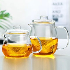 玻璃泡茶壺家用過濾耐高溫茶具加厚防爆沖煮茶器企鵝壺泡茶杯