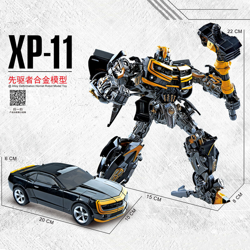 Deformación modelo de juguete coche Robot de diamante Bumblebee dinosaurio cable de acero hecho a mano genuino niños Niño