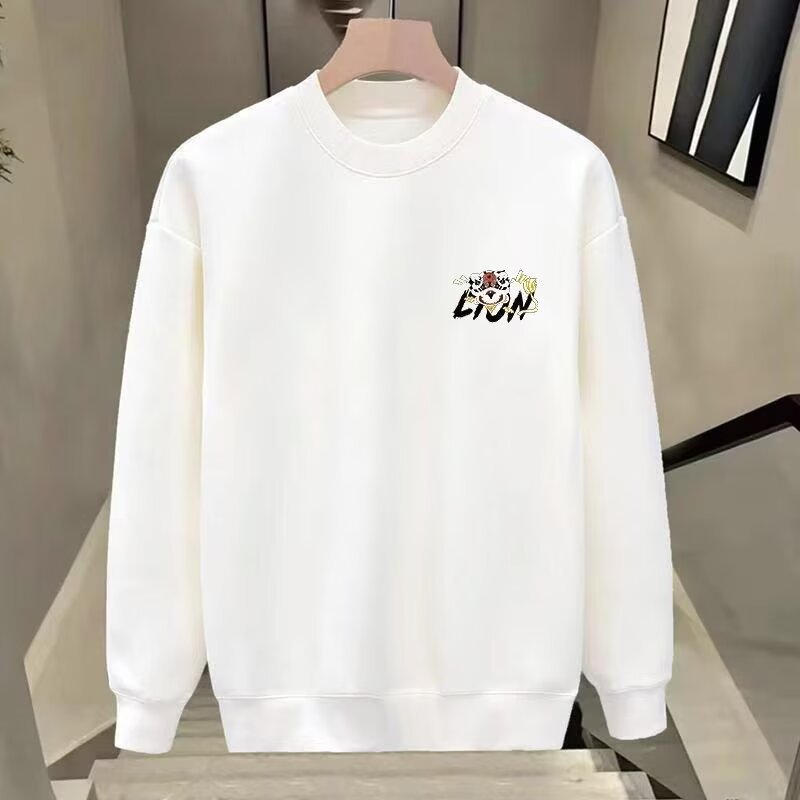 [Brand Selection] Premium Menswear | Outlet American-Style Print Trendy Sweatshirt for Men, No Hood
