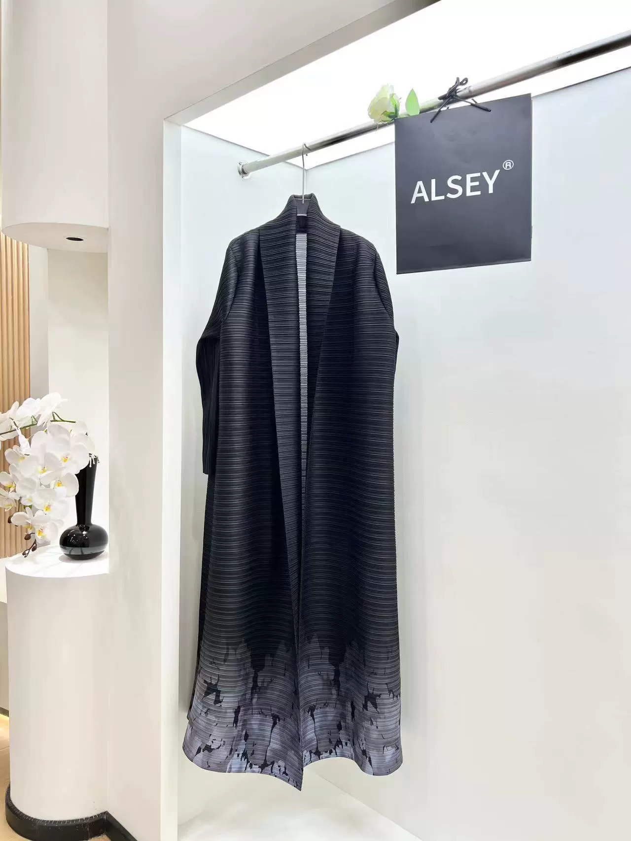 Абая (Дубай) Miyake пальцевая кардиган-куртка — женская длинная складчатая абая, размеры до 152 см