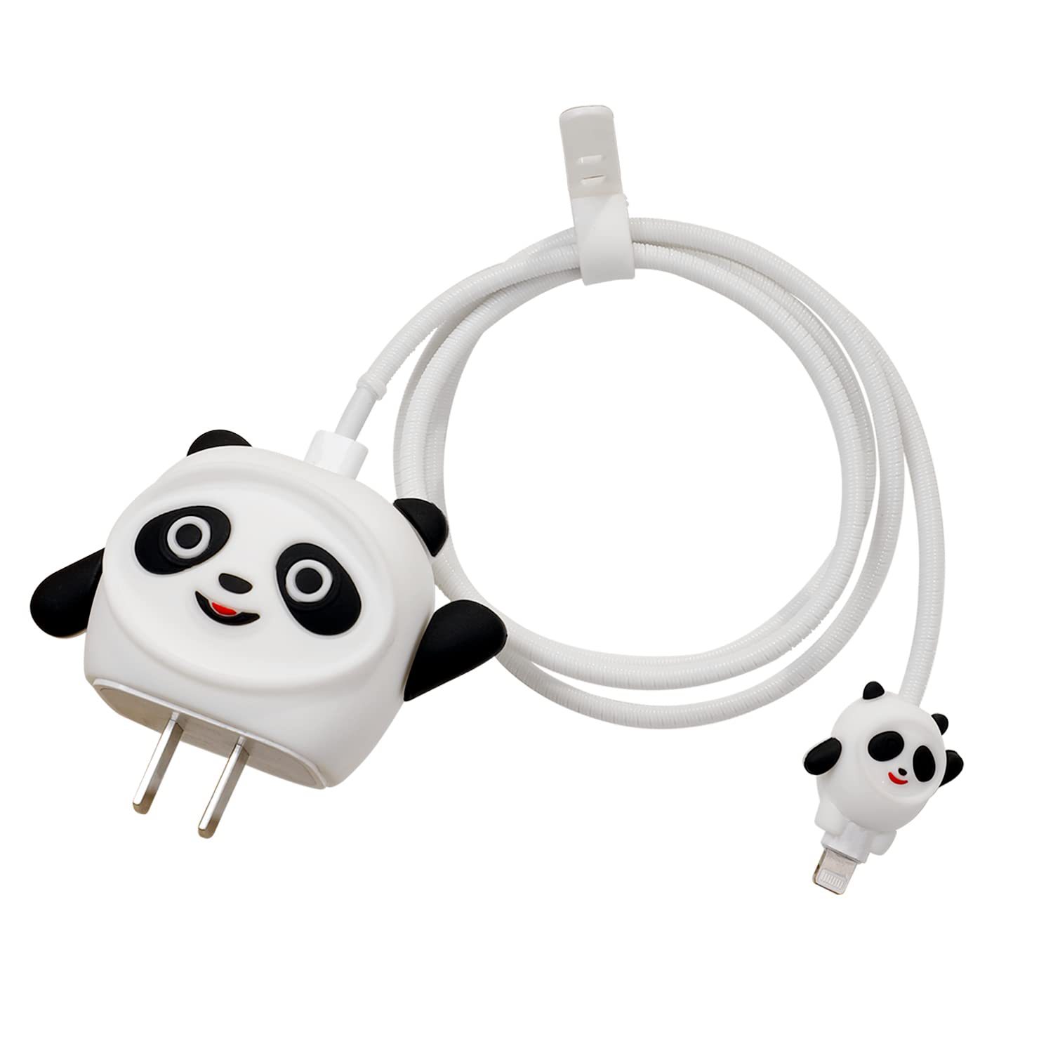 Nuevo cable de datos de dibujos animados cubierta protectora adecuado para Apple carga rápida cabeza 18/20W carga cabeza cubierta protectora Winder