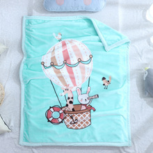 加厚儿童毯婴儿毛毯双层云毯幼儿园学生秋冬盖毯加绒宝宝午睡被子