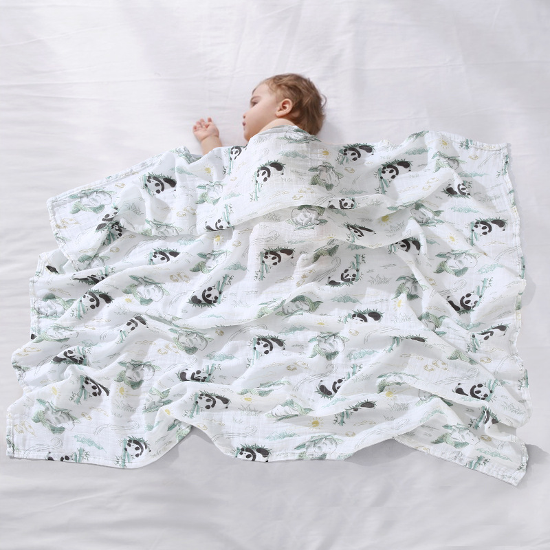 Amazon's Best-Selling Bamboo Cotton Gauze Swaddle Blanket, Breathable Summer Baby Swaddle Blanket, Baby Wrap Sheet