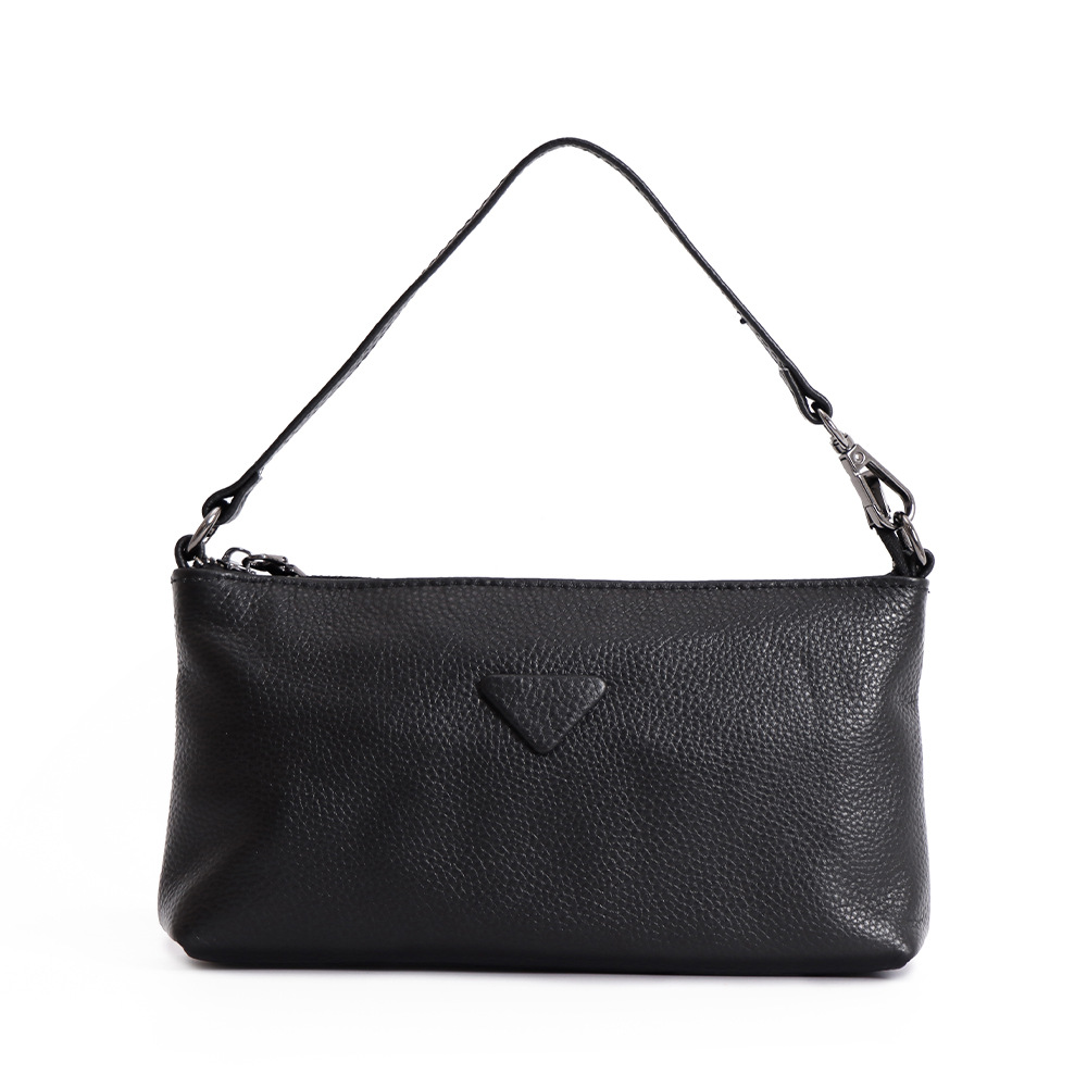 Fashion Large Capacity Small Square Bag For Women 2025 New Genuine Leather Simple Shoulder Crossbody Bag Versatile Handbag For Commuting - Thumbnail 8