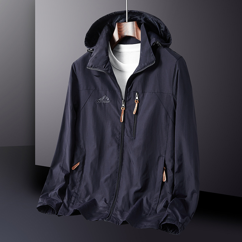 국경 간 봄과 가을 재킷 남자의 유행 대외 무역 등산 재킷 윈드 브레이커 야외 스포츠 재킷 남성복