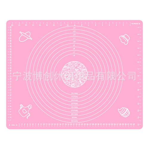 Regular 130g thickened rolling dough and dough mat with scale non-stick baking cooking mat chopping board 5040 silicone kneading mat