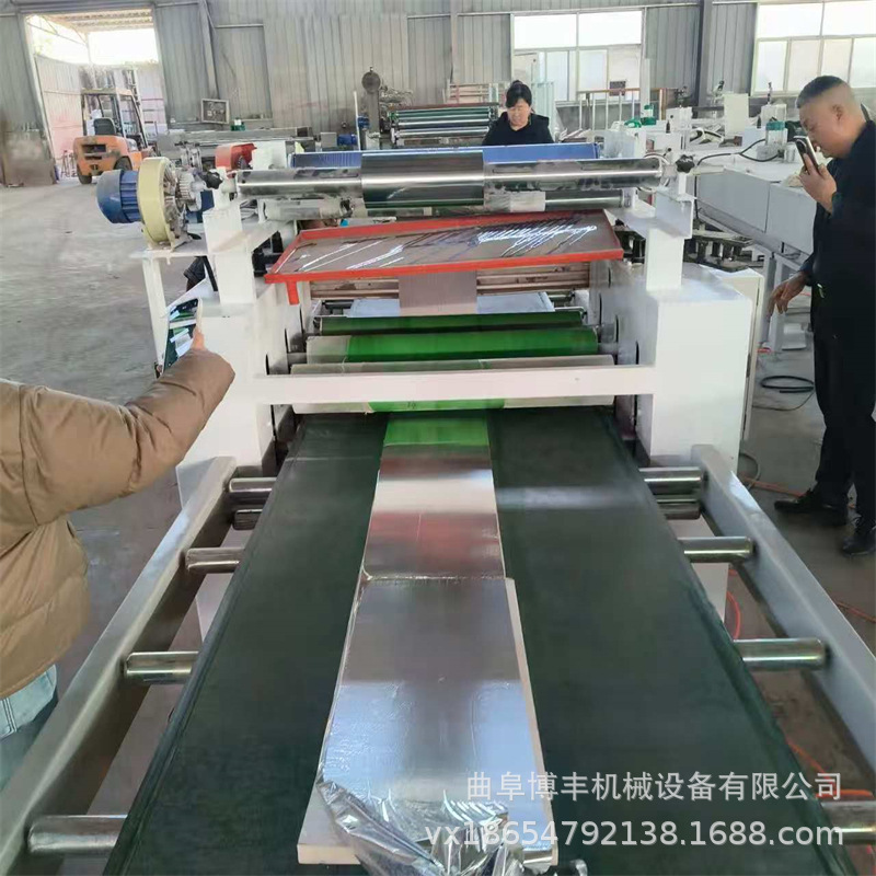 Aluminum Foil Flat Laminating Machine with Self-Adhesive Backing Xps Extruded Board Aluminum Film Laminating Machine Polystyrene Insulation Board Laminating Machine