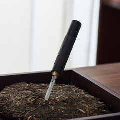 Light Luxury Pure Handmade Black Sandalwood Solid Wood Marseilla Tea Knife Dragon Horse Spirit Tea Needle Tea Set Accessory Parts Zero Parts Pu'er Tea Knife