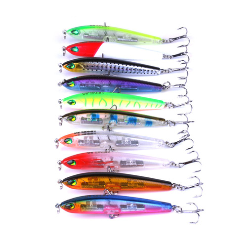 Submersible pencil lure lure 9 grams of micro-object long-range slow-sinking small fish bait sea fishing trolling cocked mouth lure lure wholesale