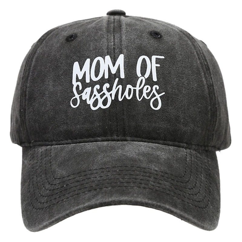 Moda europea y americana nueva impresión de transferencia térmica línea de palabras tapa suave gorra de béisbol femenina primavera y verano casual todo partido protección solar marea