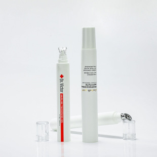 Custom Ceramic Zinc Alloy Massage Head Eye Cream Hose Gel Foundation Liquid Isolation Cream Cosmetic Hose Package Material