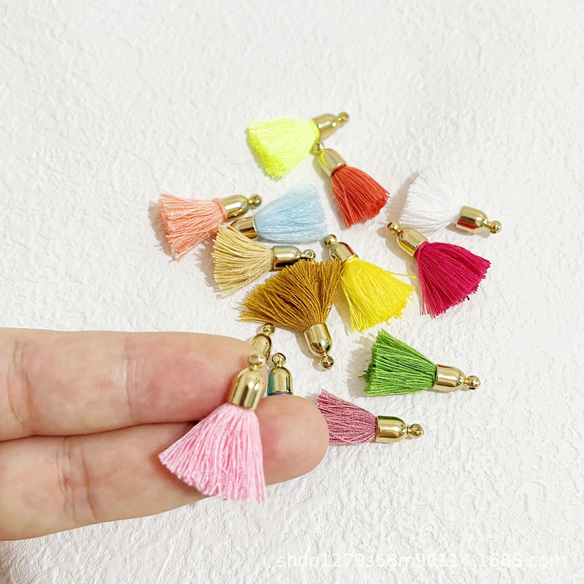 Cross-Border Popular Tassel DIY Accessories, Keychain Tassels, Clothing Accessories, Jewelry Accessories, Hanging Tassels