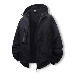 Free Shipping 2025 New Summer Sun Protection Clothing Men's Summer Ice Silk Thin Breathable Jacket New Upf50+2025
