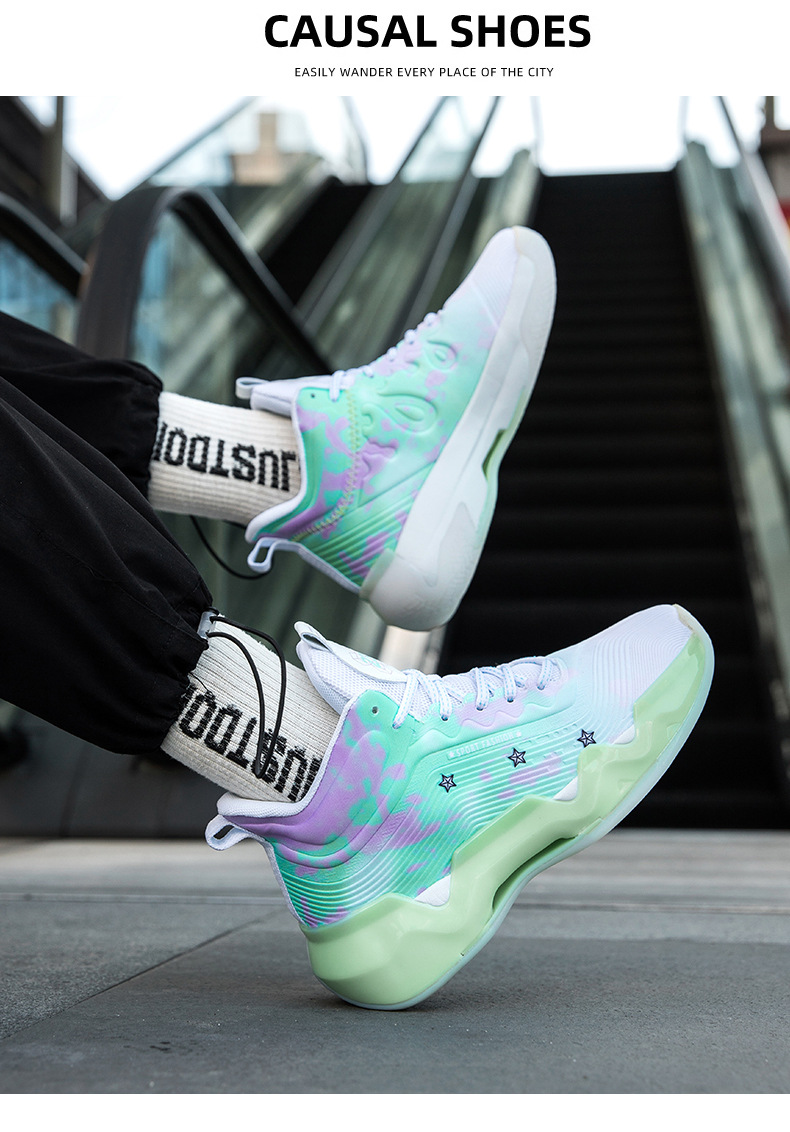 James basketball shoes men's No. 23 non-slip wear-resistant breathable shock-absorbing actual combat female students youth children's sports shoes_voghion.com