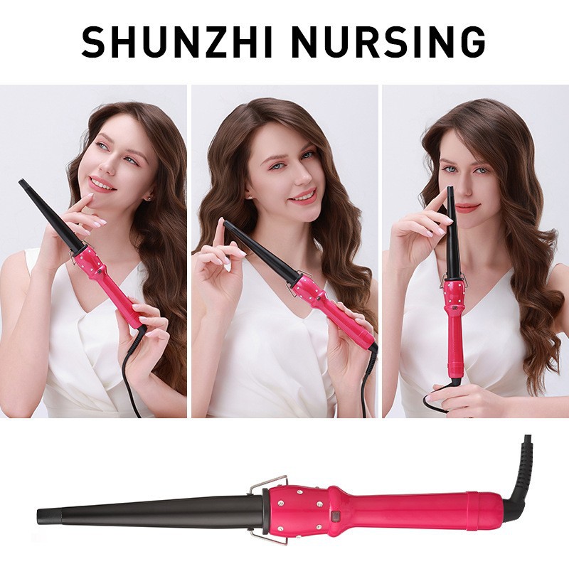Cross-Border Tapered Curling Iron, Wool Curly Bangs, Instant Noodles, Small Curling Iron, Small Perm Splint, Straight and Curling Dual-Purpose