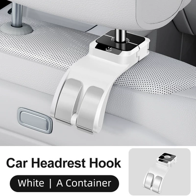 Other Automotive Interior Supplies for Rear Seat Backrest - e001-car-hook-white-smiley-face