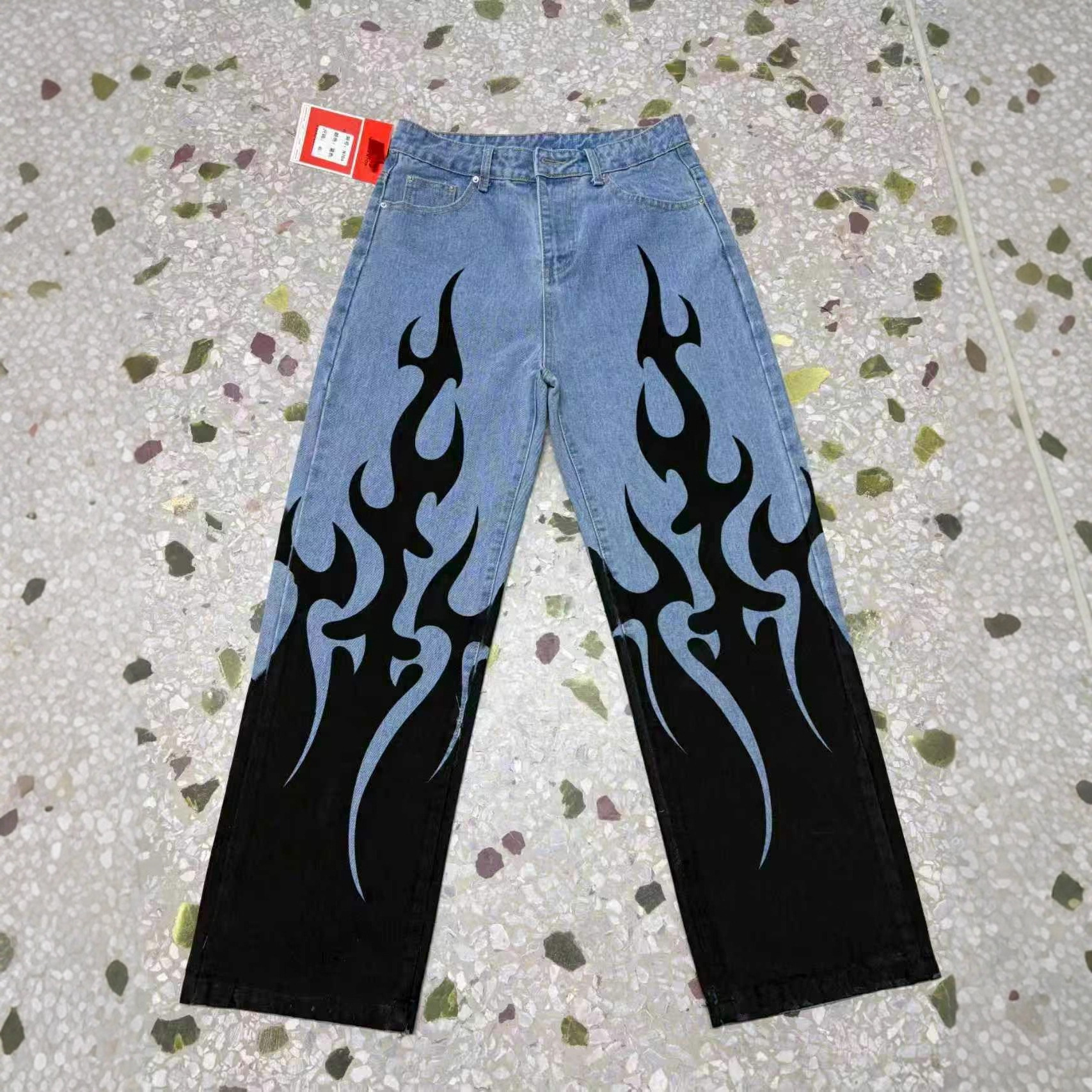 Men's Clothing Men's Jeans 2025 New Trendy American Washed Denim_mkmklike.com