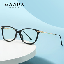 新款防蓝光眼镜躺着看电视保护眼睛TR2334女士小方框近视眼镜架