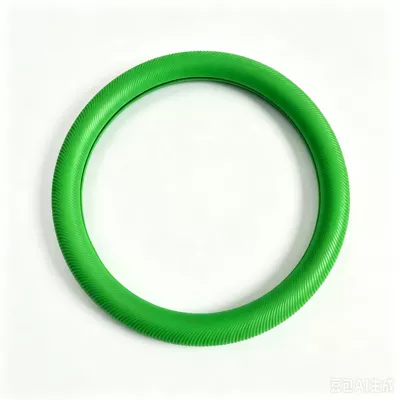 universal for all seasons — Steering wheel cover - upgraded-version-gemstone-green-liquid-38cm