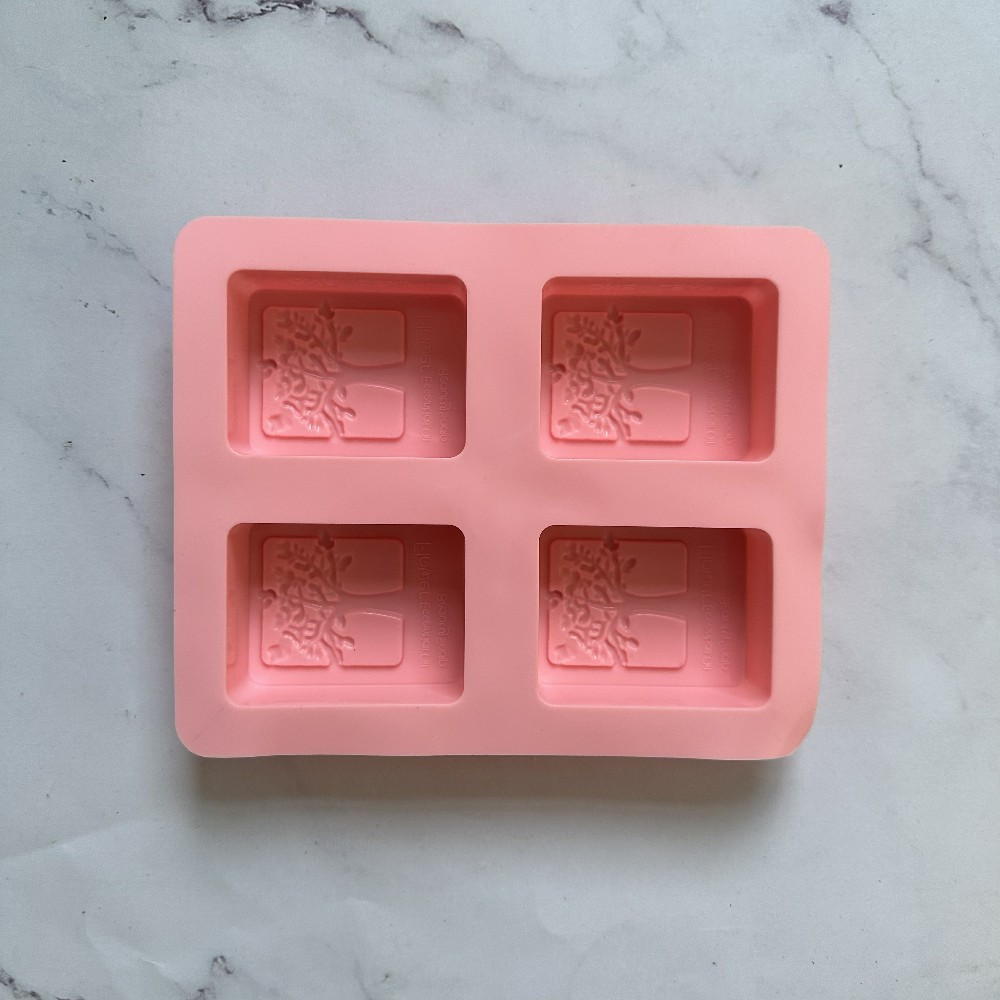 4 jabon de árbol de la felicidad 311 molde de silicona para pasteles hechos a mano molde de torta de jalea herramientas de horneado