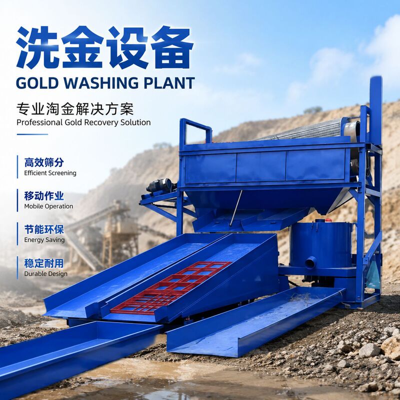 Medium-Sized River Gold Washing and Extraction Vehicle, Mobile Gold Washing Line, Capacity 50-60 Tons/Hour, Gold Mine Recovery Medium-Sized River Gold Washing and Extraction Vehicle, Mobile Gold Washing Line, Capacity 50-60 Tons/Hour, Gold Mine Recovery