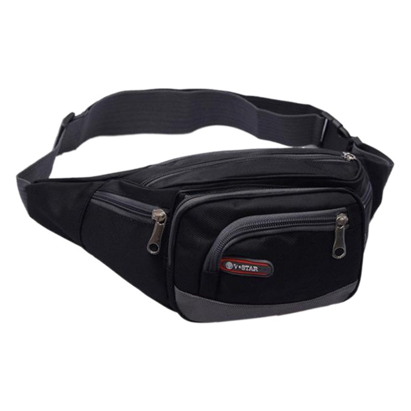 Running waist bag waterproof nylon messenger bag men's outdoor sports mobile phone waist bag multifunctional chest bag women Wholesale