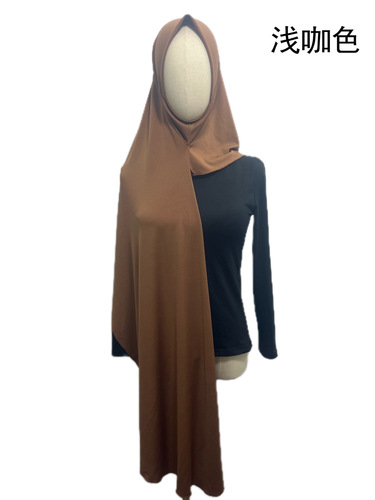 New Crystal Grass Full Wrap Scarf Autumn/Winter Amazon Head Scarf Plain Color Women Outdoor Wholesale W039