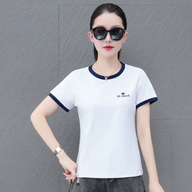 时尚休闲套装;女式T恤;休闲裤