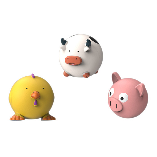 Pet vocal toys wholesale Pipitao cute cartoon animal shape latex pet supplies dog toys