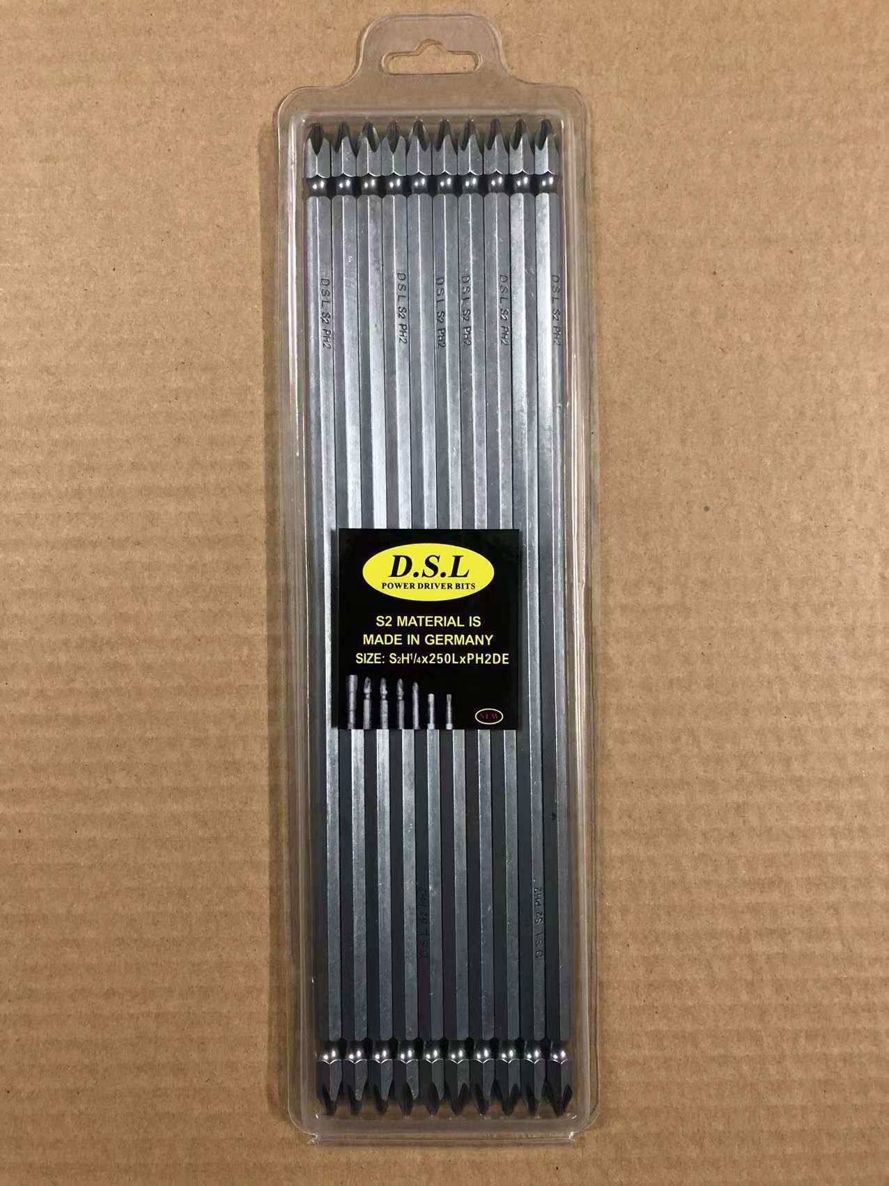 Doble cabeza 250 largo x PH2 (cabeza normal, regular)