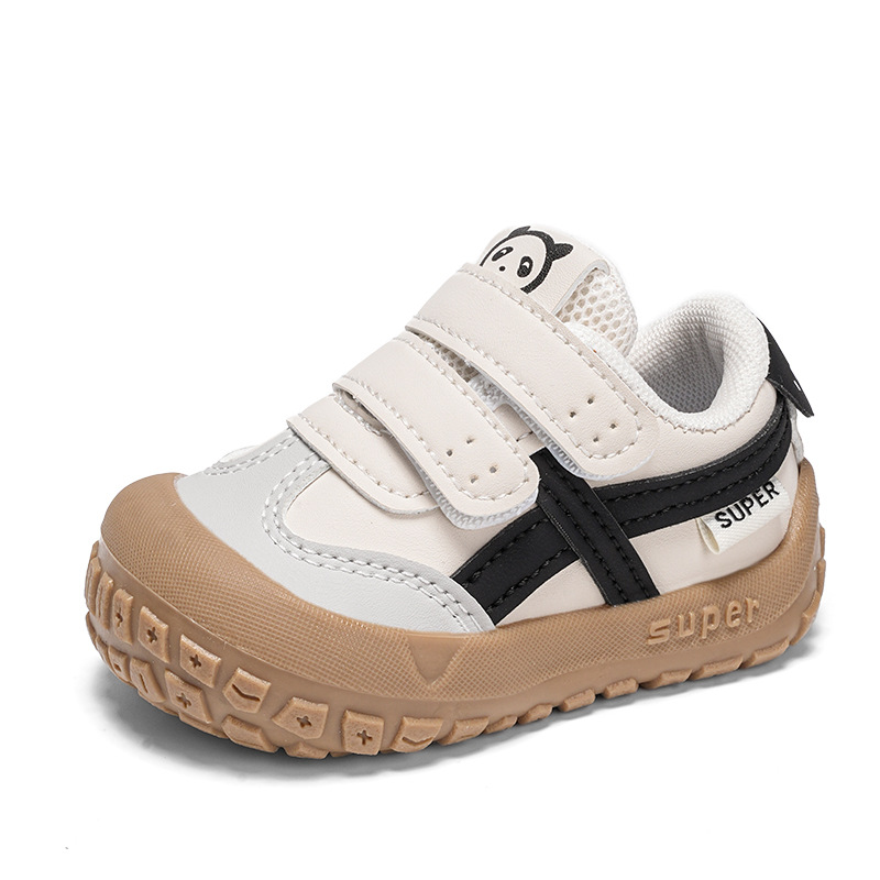 2025 otoño nuevos zapatos funcionales para bebés para hombres y mujeres, cuero de suela suave, zapatos para niños pequeños, zapatos casuales