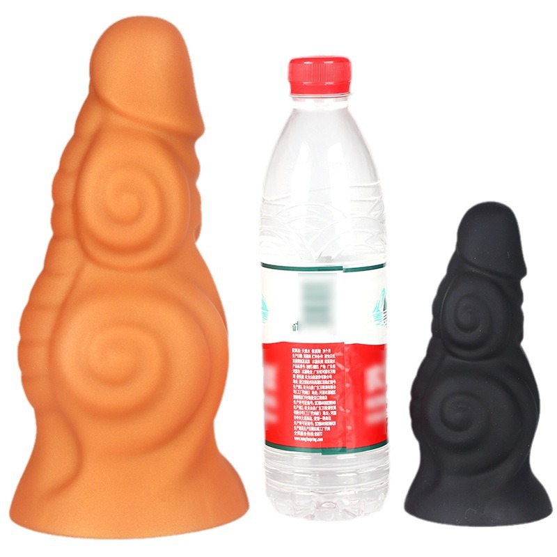 Super gran huevo de silicona líquida conjunto suave anal expansor de forma especial plug anal pene grande SM camarada productos adultos del sexo