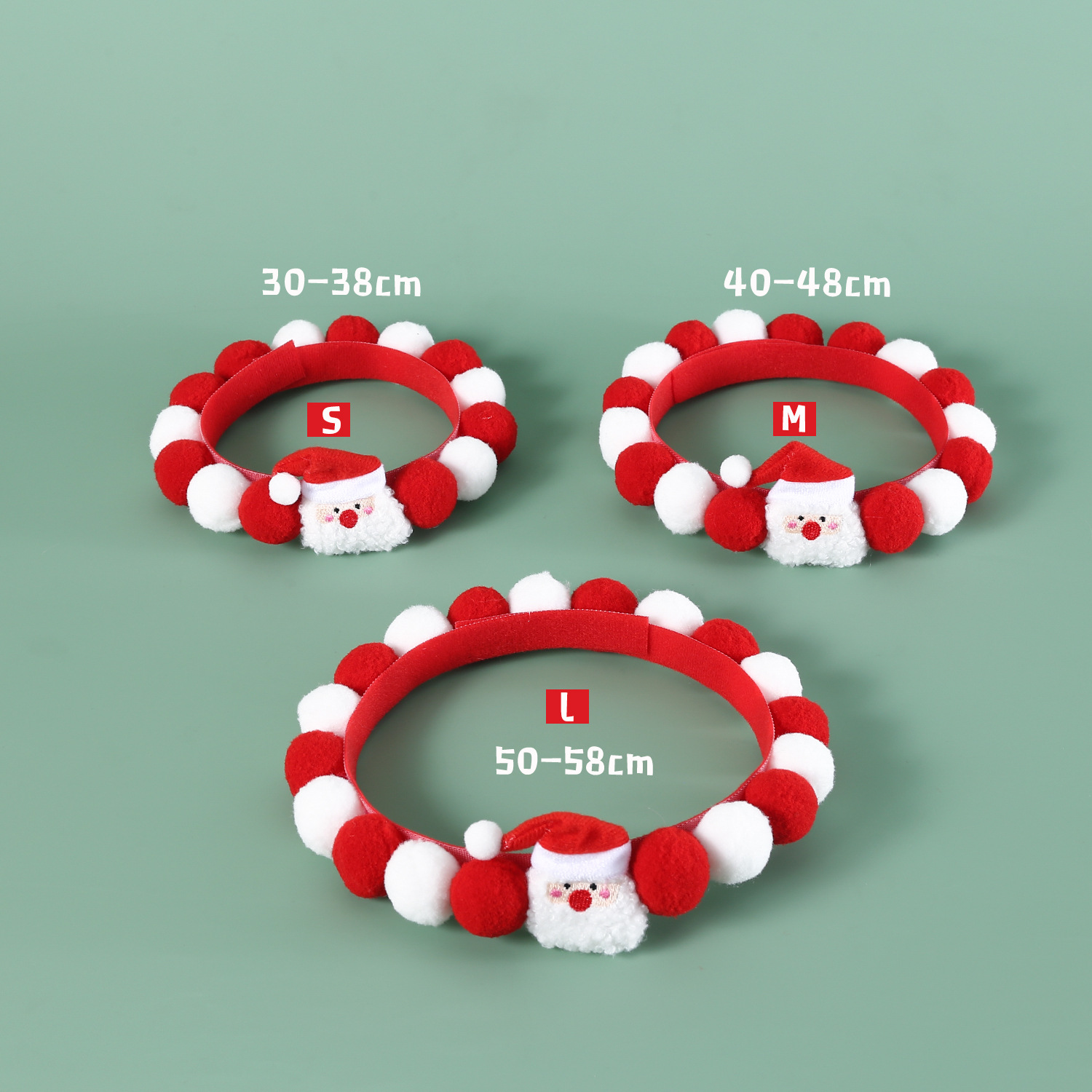 Mascotas árbol de Navidad viejos alces accesorios de peluche de dibujos animados collar de pelota gatos perros grandes accesorios de bibón