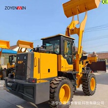 小型铲车920-968型抓木机抓草机四驱山东众源柴油四驱建筑装载机