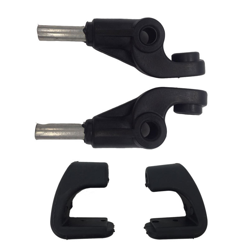 3 en 1 tres, cuatro, cinco en uno accesorios de scooter para niños asiento de tornillo de dirección rueda de plástico soporte de clavos