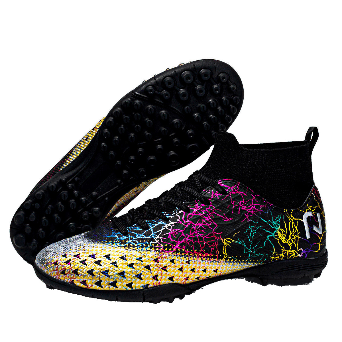 Zapatos de fútbol transfronterizos ag zapatos de clavos largos zapatos de fútbol de la Copa de Europa zapatos de fútbol profesionales para niños adultos tf zapatos de fútbol de clavos