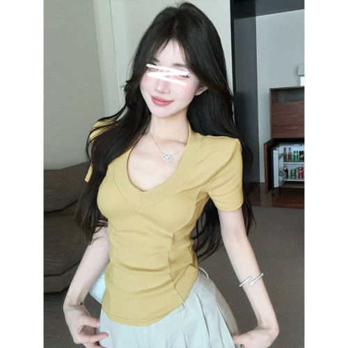 Cross-border Southeast Asian niche summer spicy short-style high-waisted design 62945