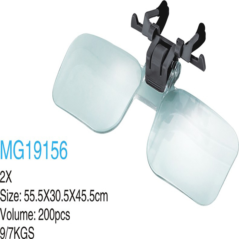 头戴放大镜高清光学眼镜支架夹式便携老人阅读手机电子路板维修用