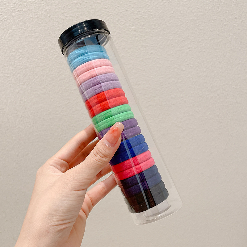 Cuerdas de cabello de cola de caballo de alta elasticidad, banda de goma duradera, anillo de cabello de mujer, 2025 nuevo toque de cabello de primavera y verano de alta gama