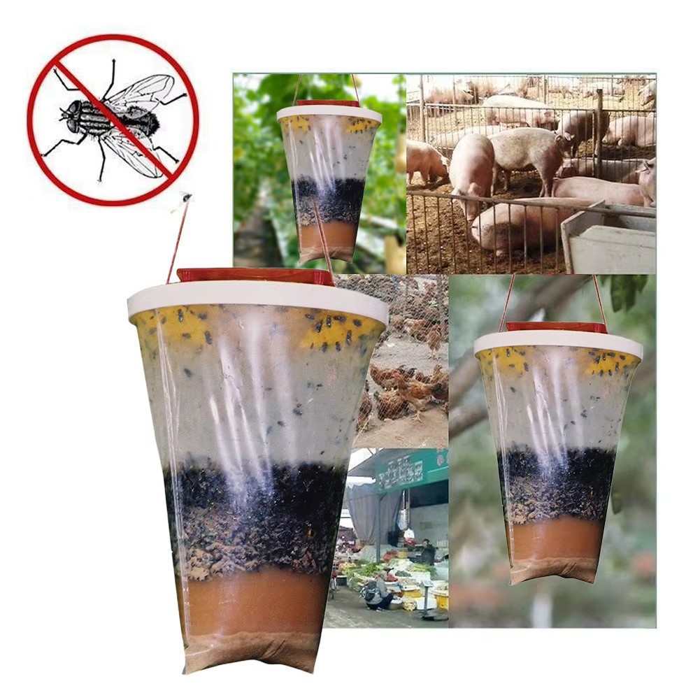 1-10PCS-Fly-Trap-Hanging-Fly-C