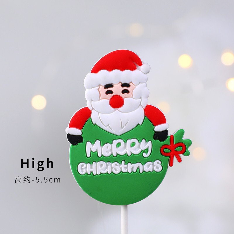 著作権クリスマスケーキ装飾装飾品ソフトゲルクリスマス楽しい老人雪だるまヘラジカクリスマスツリーパーティープラグイン|undefined